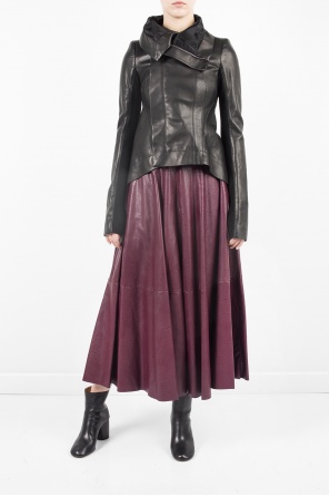 Asymmetric leather jacket, zdjęcie 2 Asymmetric leather jacket od Rick Owens